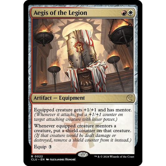 Image for Aegis of the Legion (22) (CLU) - Magic: The Gathering
