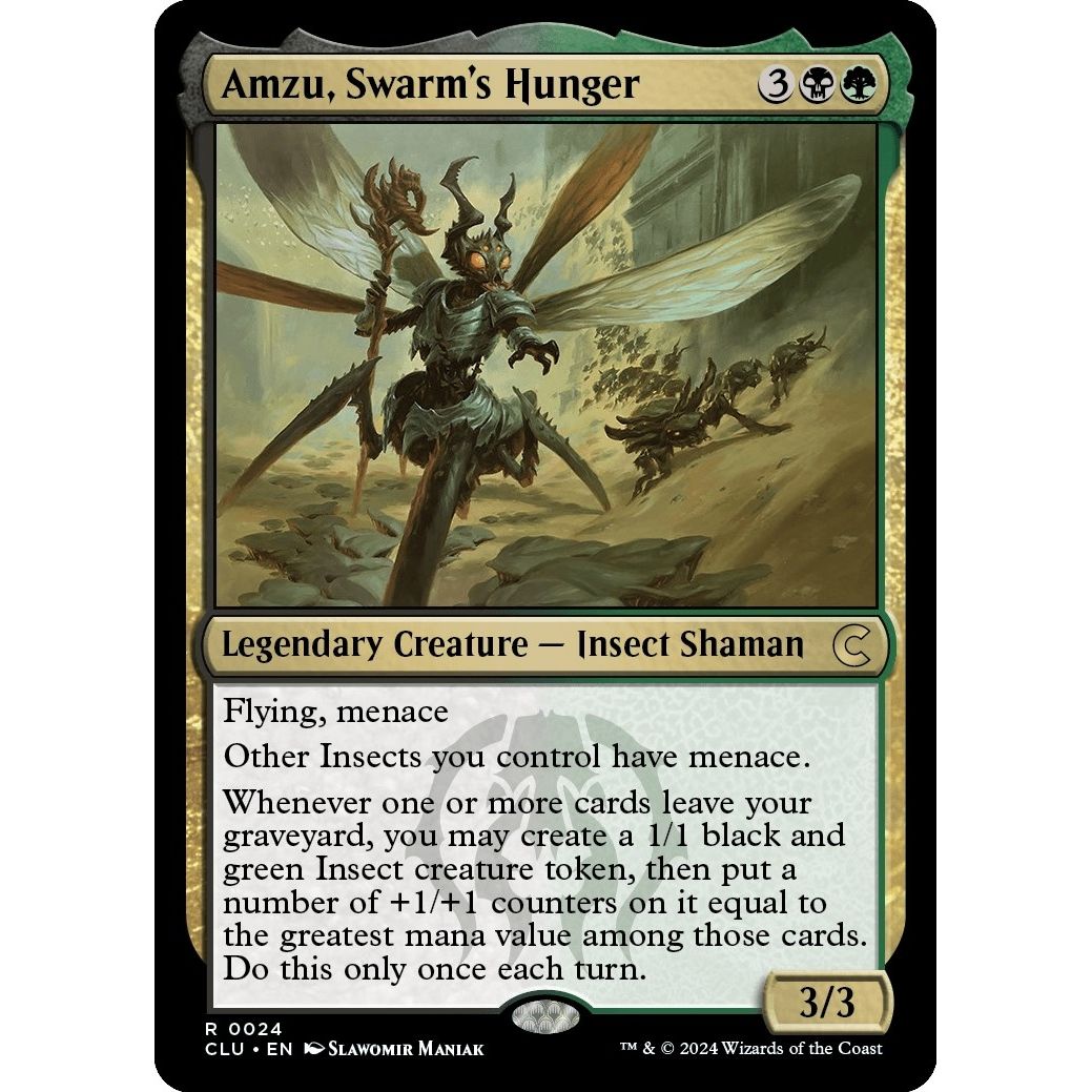 Image for Amzu, Swarm's Hunger (24) (CLU) - Magic: The Gathering
