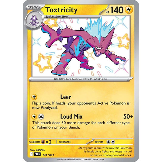 Image for Toxtricity (141/091) (PAF) - Pokemon