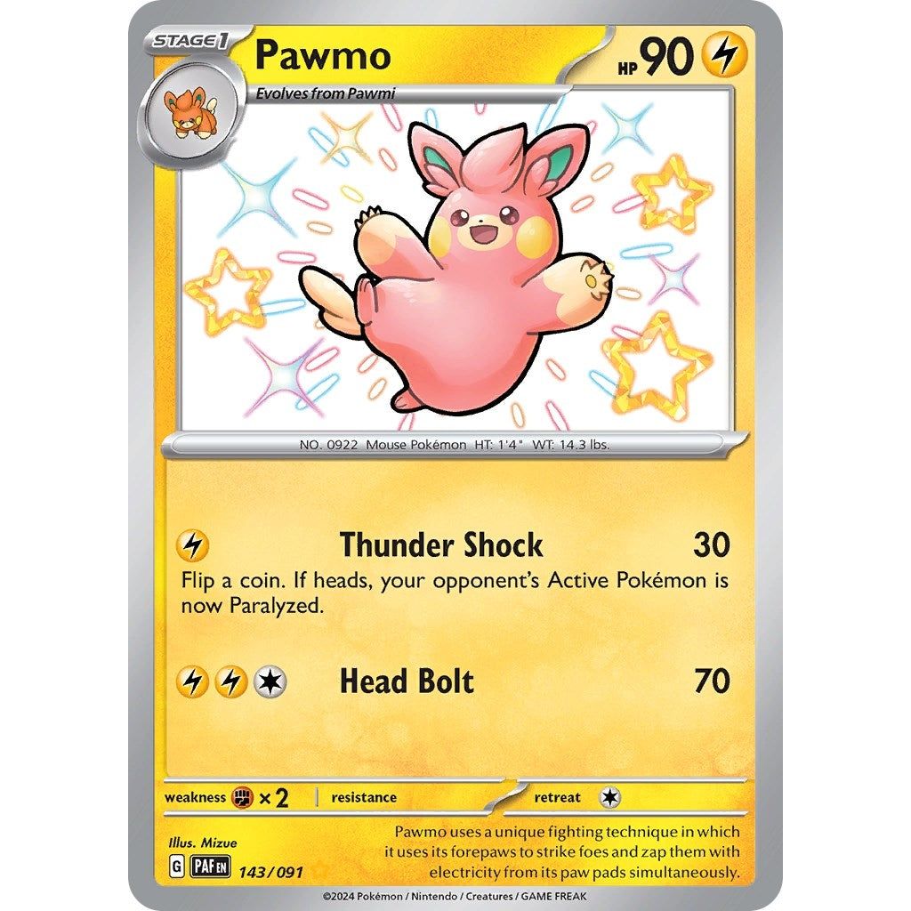 Image for Pawmo (143/091) (PAF) - Pokemon