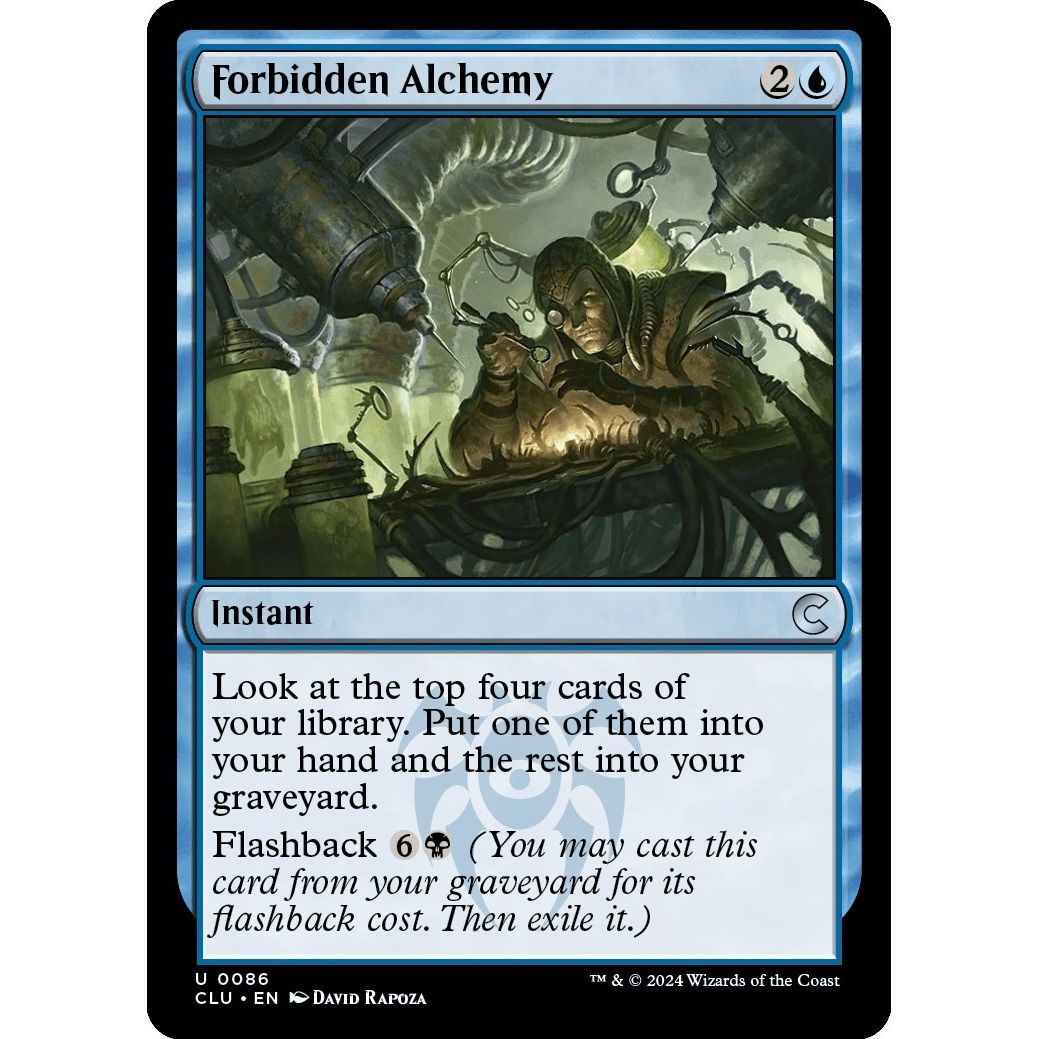 Image for Forbidden Alchemy (86) (CLU) - Magic: The Gathering