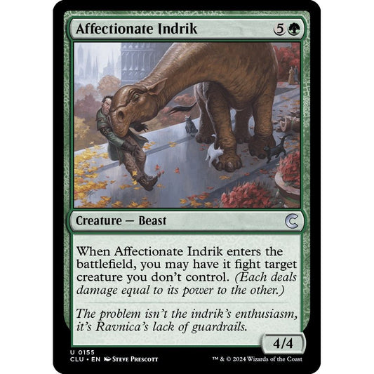Image for Affectionate Indrik (155) (CLU) - Magic: The Gathering