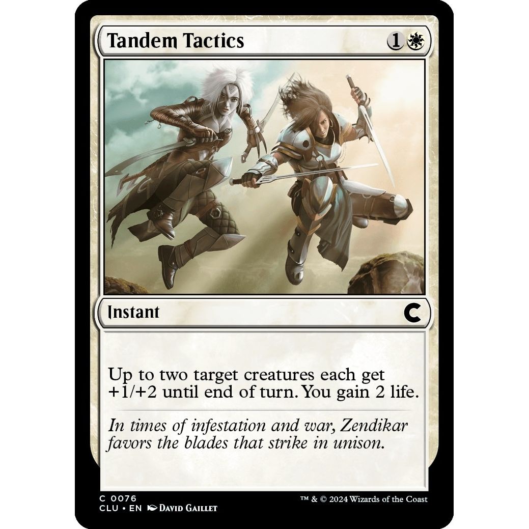 Image for Tandem Tactics (76) (CLU) - Magic: The Gathering