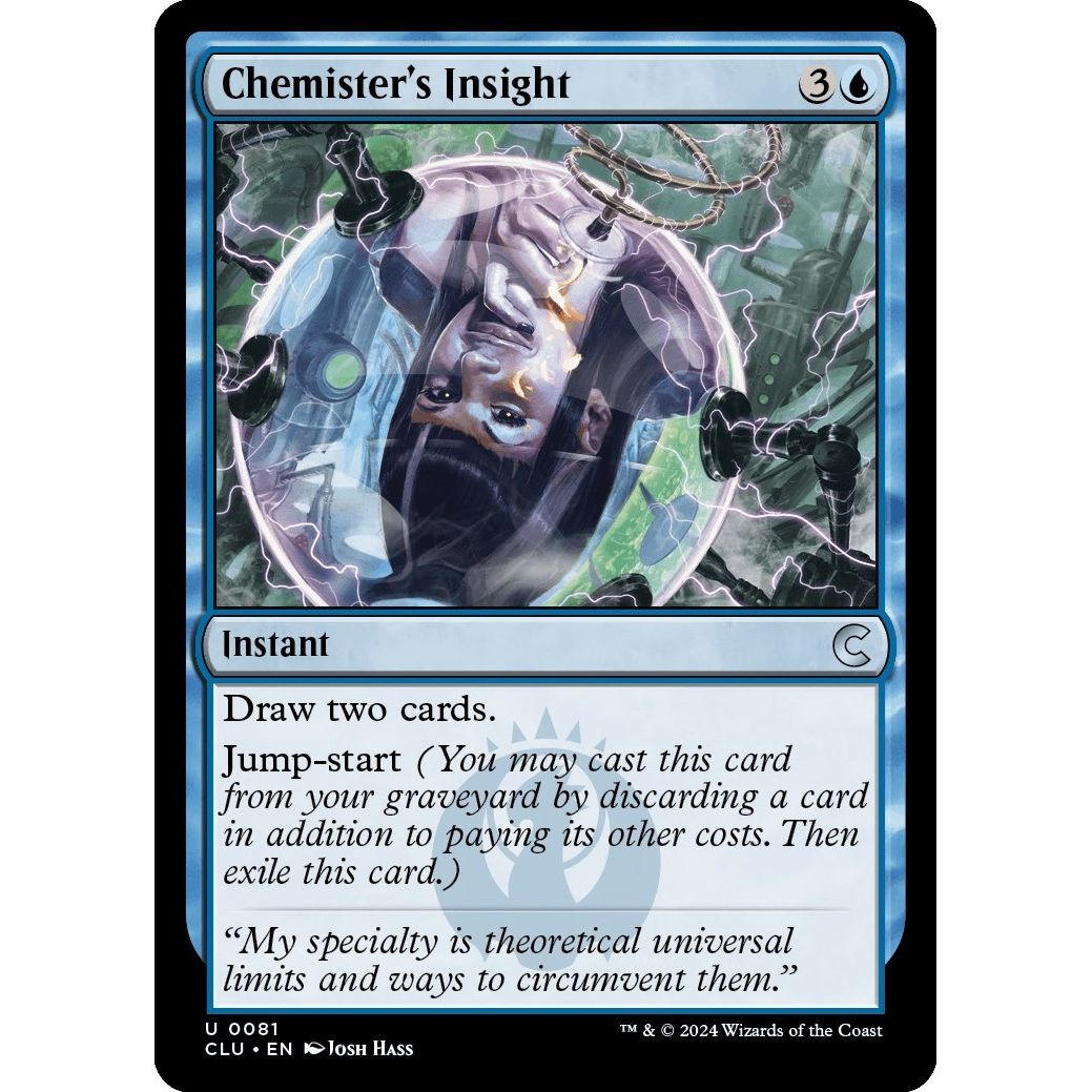 Image for Chemister's Insight (81) (CLU) - Magic: The Gathering