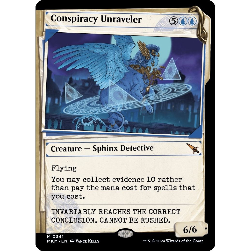 Image for Conspiracy Unraveler (Showcase) (341) (MKM) - Magic: The Gathering