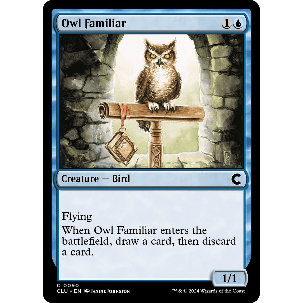Image for Owl Familiar (90) (CLU) - Magic: The Gathering