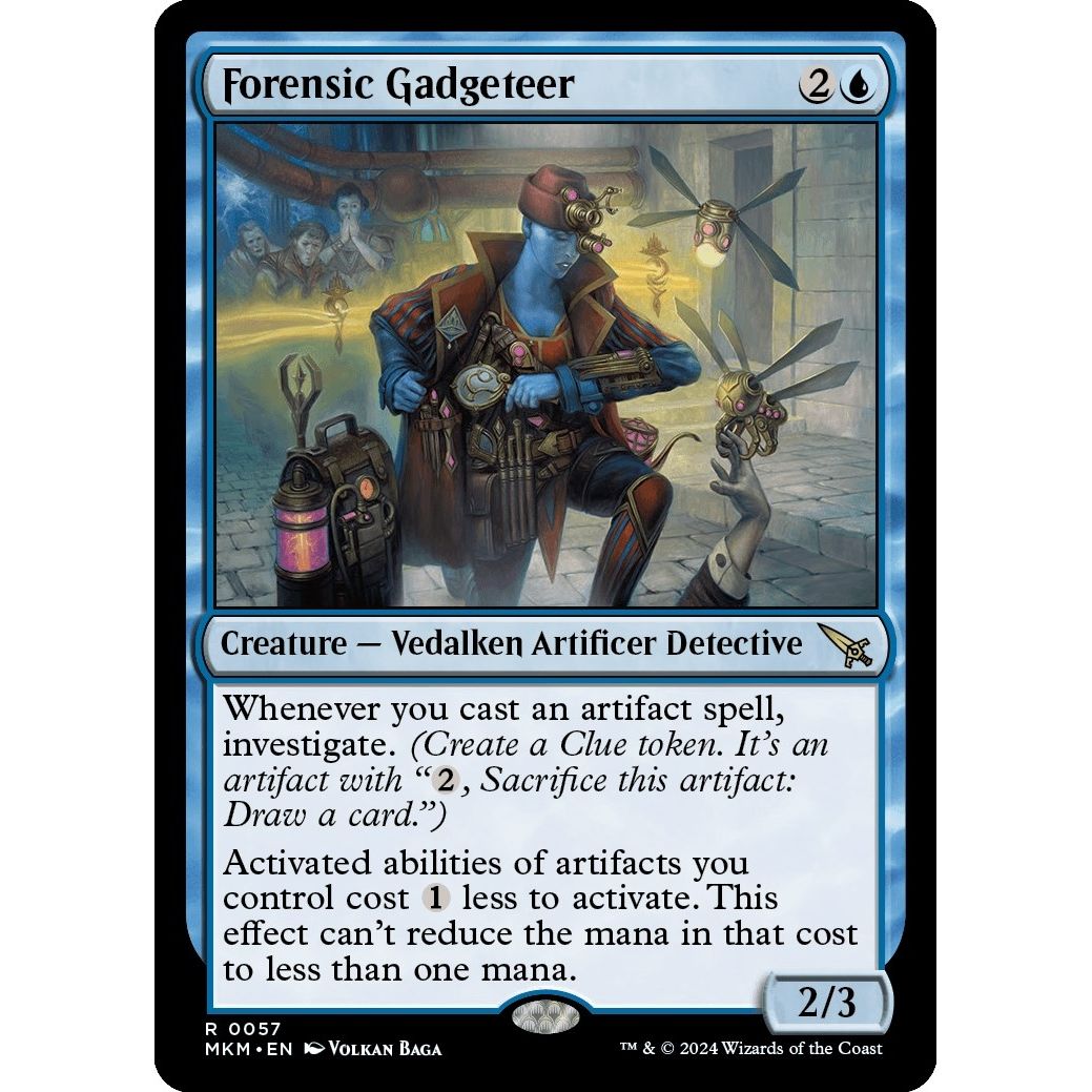 Image for Forensic Gadgeteer (57) (MKM) - Magic: The Gathering
