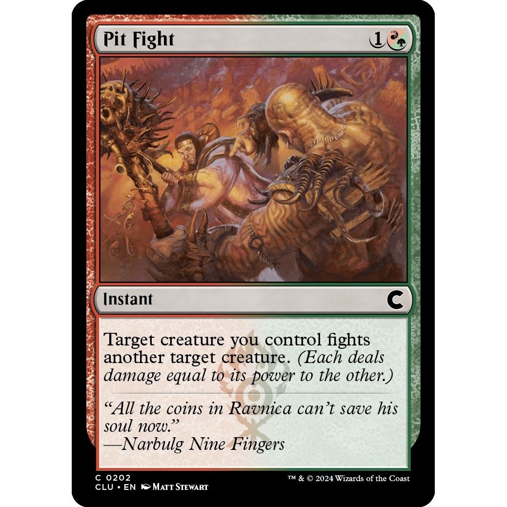 Image for Pit Fight (202) (CLU) - Magic: The Gathering