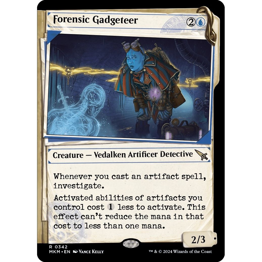 Image for Forensic Gadgeteer (Showcase) (342) (MKM) - Magic: The Gathering