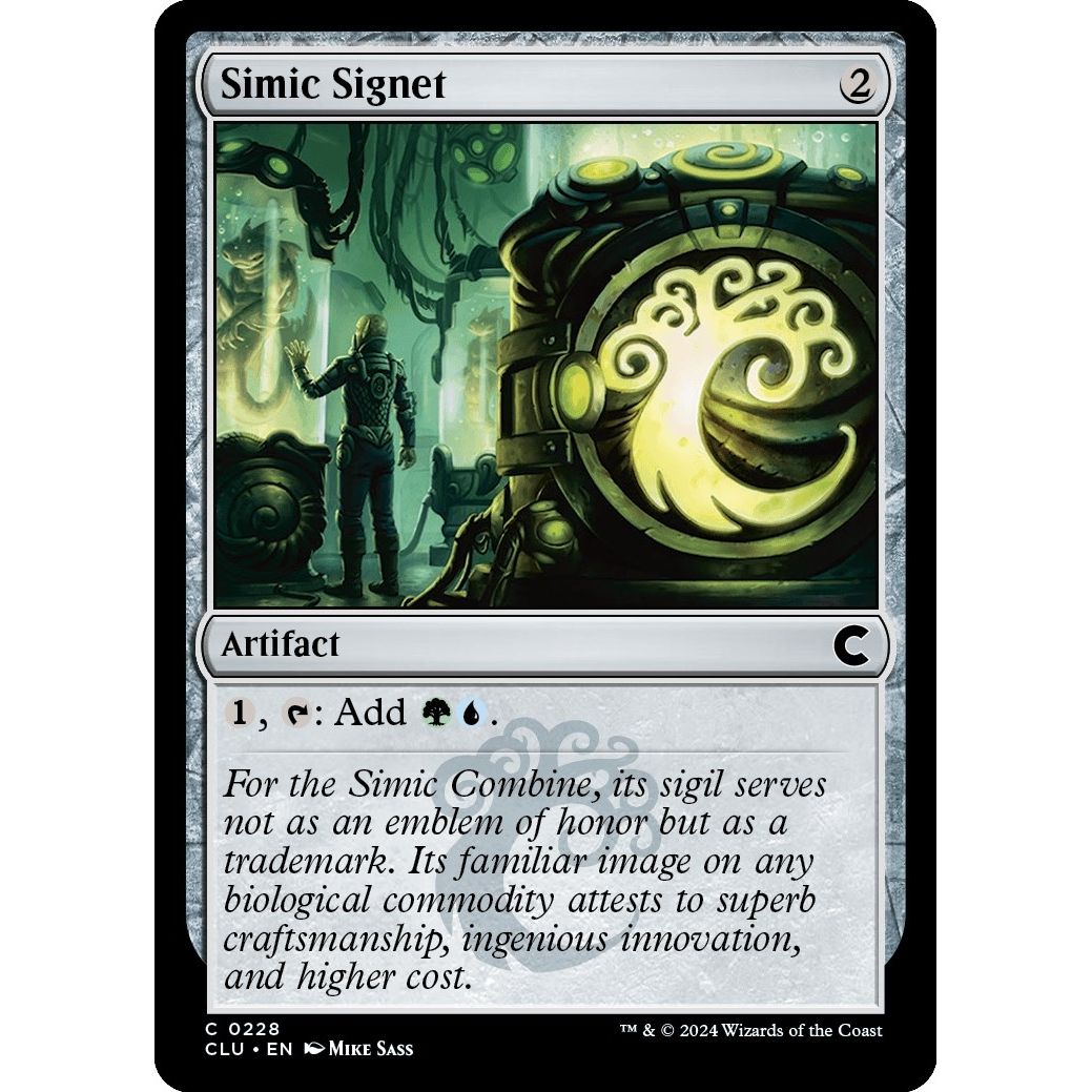Image for Simic Signet (228) (CLU) - Magic: The Gathering
