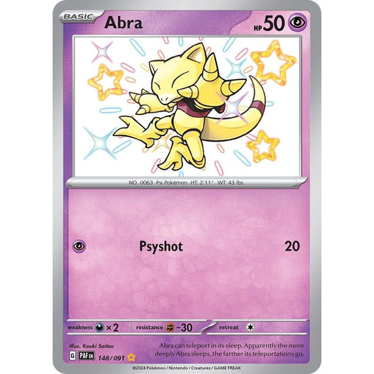 Image for Abra (148/091) (PAF) - Pokemon