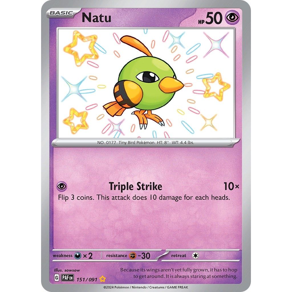 Image for Natu (151/091) (PAF) - Pokemon