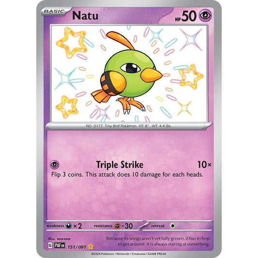 Image for Natu (151/091) (PAF) - Pokemon