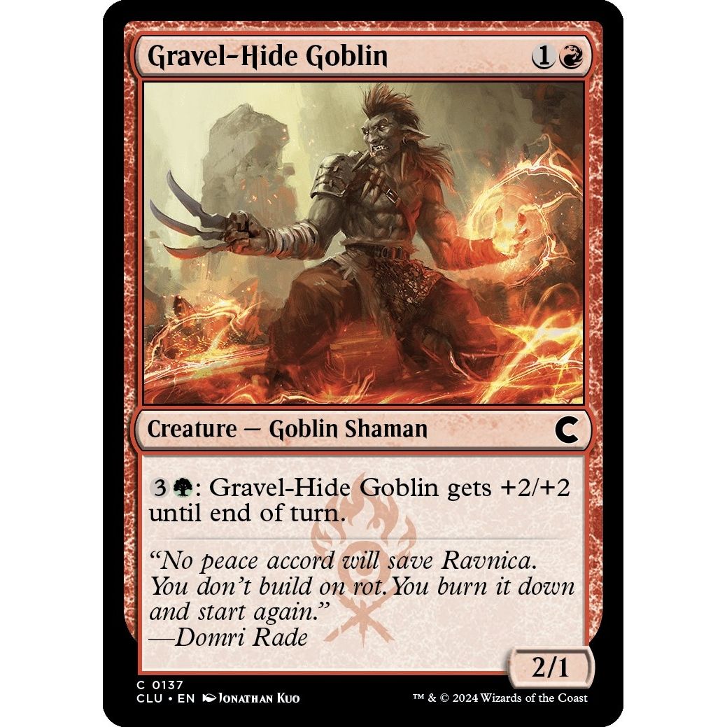 Image for Gravel-Hide Goblin (137) (CLU) - Magic: The Gathering