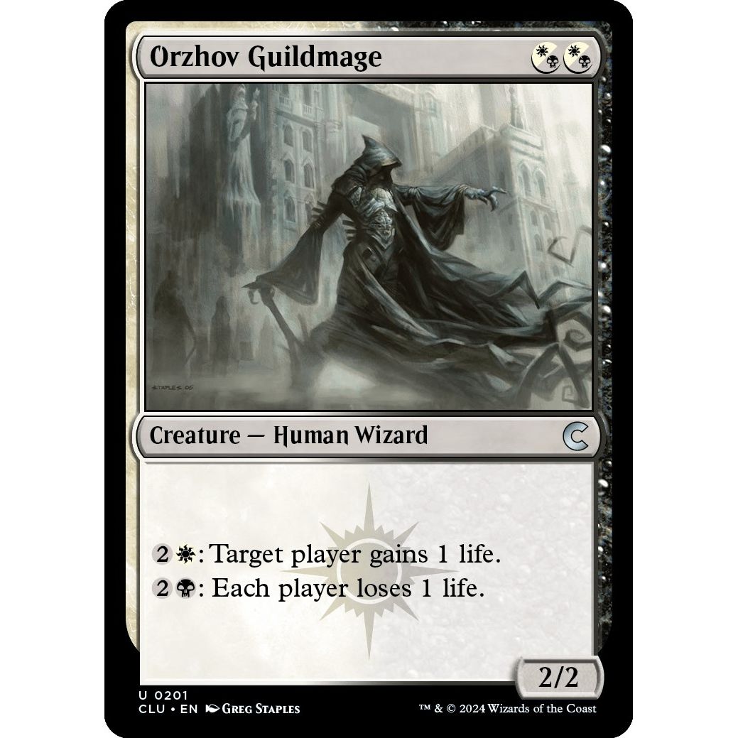 Image for Orzhov Guildmage (201) (CLU) - Magic: The Gathering