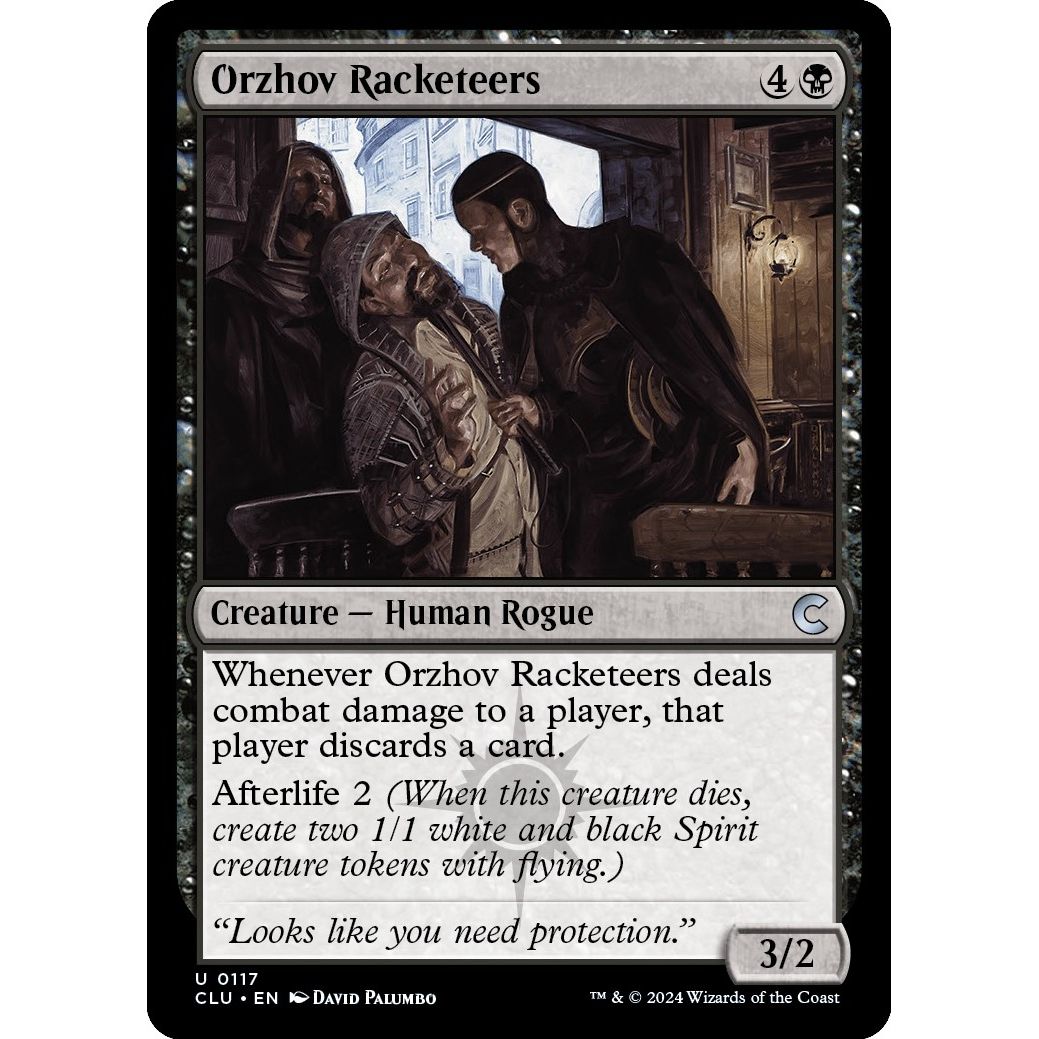 Image for Orzhov Racketeers (117) (CLU) - Magic: The Gathering