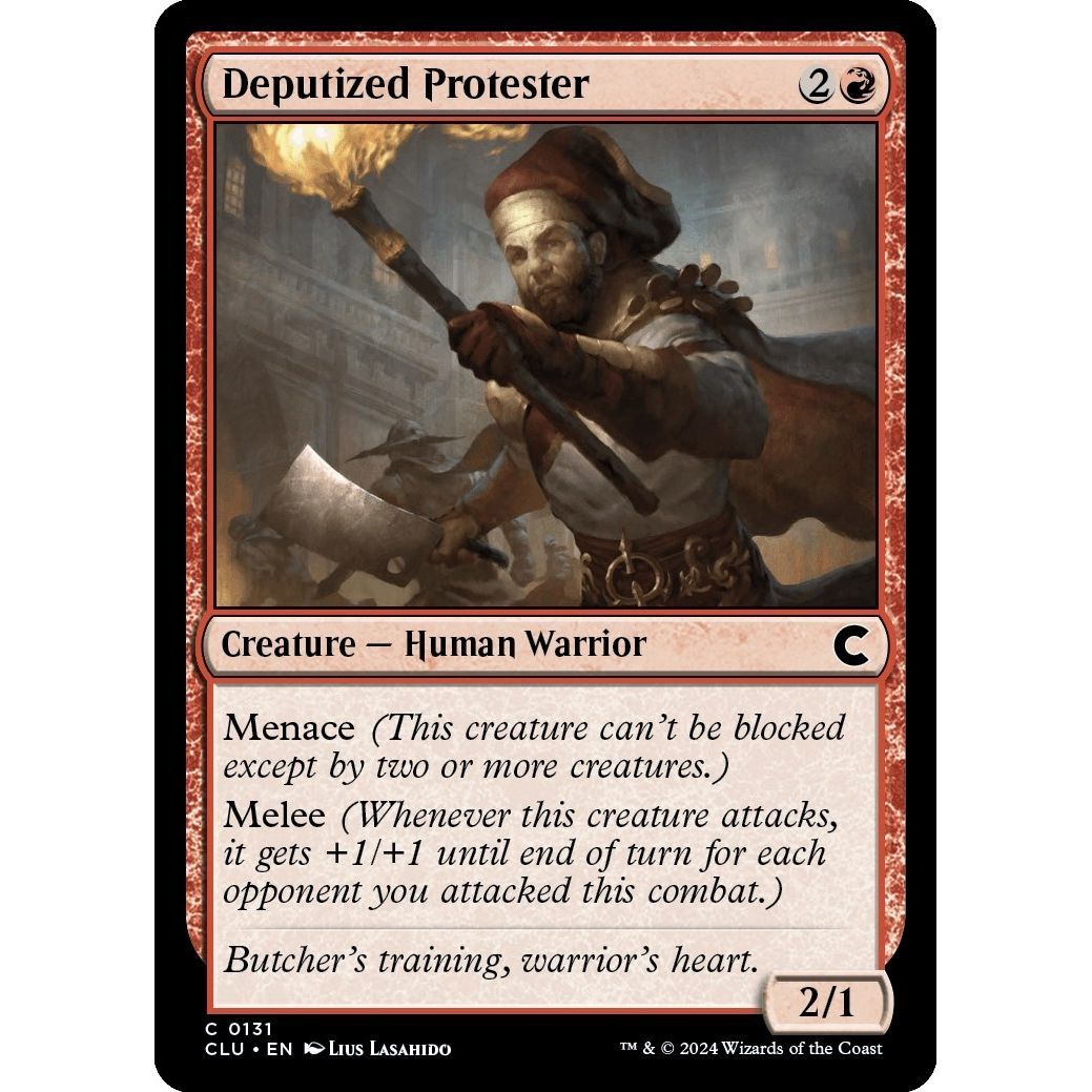 Image for Deputized Protester (131) (CLU) - Magic: The Gathering