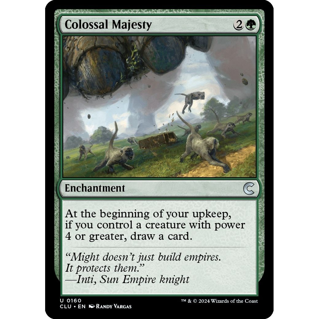 Image for Colossal Majesty (160) (CLU) - Magic: The Gathering