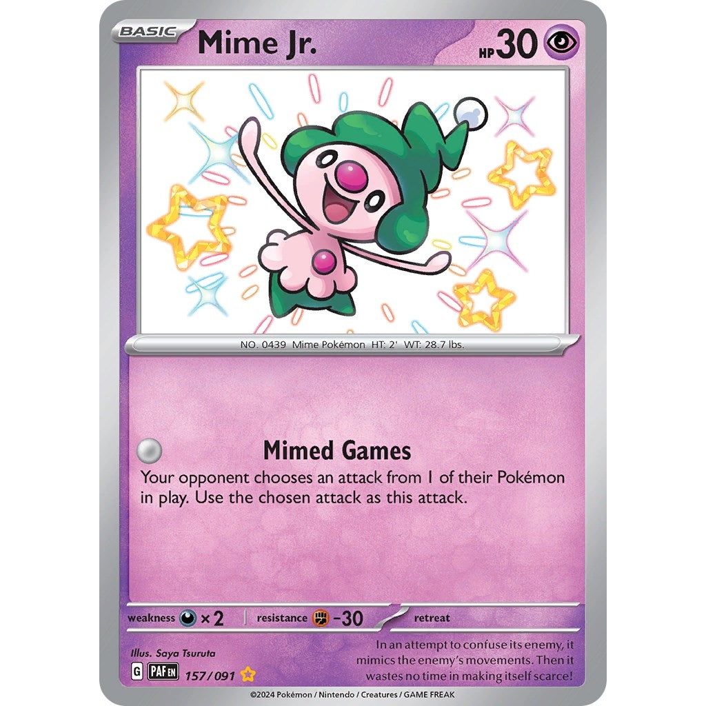 Image for Mime Jr. (157/091) (PAF) - Pokemon