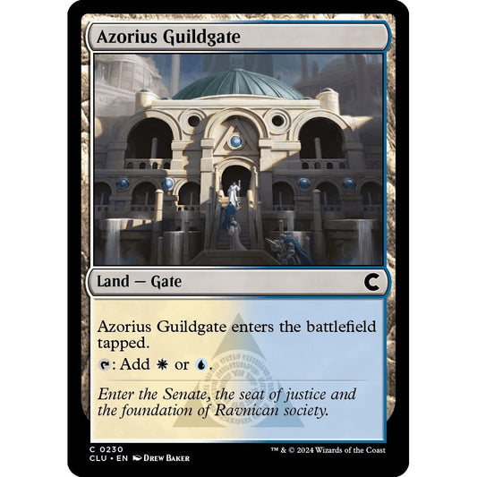 Image for Azorius Guildgate (230) (CLU) - Magic: The Gathering