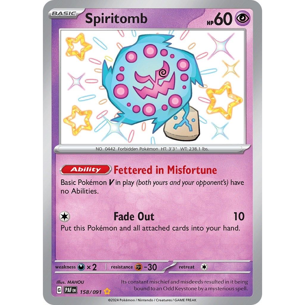 Image for Spiritomb (158/091) (PAF) - Pokemon
