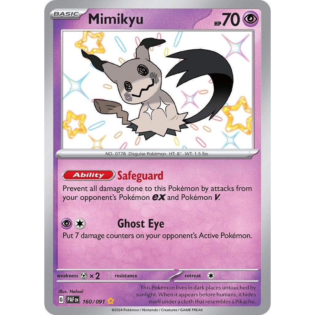 Image for Mimikyu (160/091) (PAF) - Pokemon