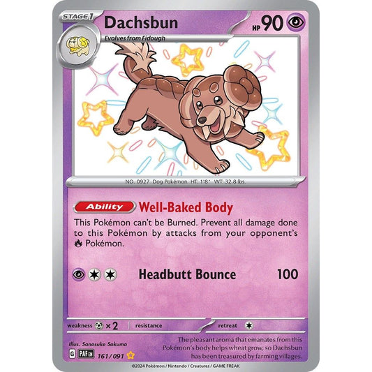 Image for Dachsbun (161/091) (PAF) - Pokemon