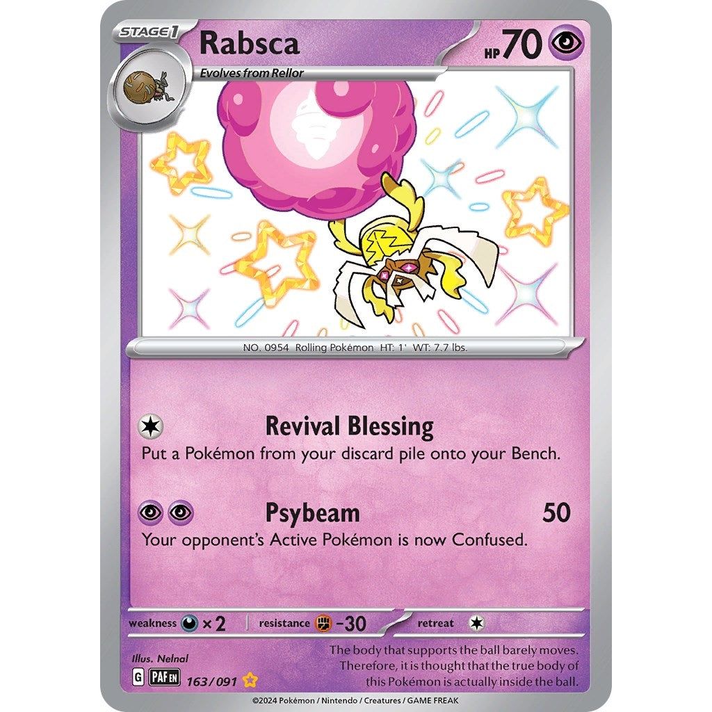 Image for Rabsca (163/091) (PAF) - Pokemon