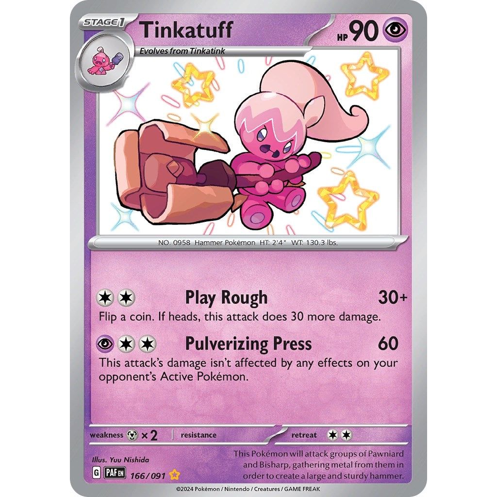 Image for Tinkatuff (166/091) (PAF) - Pokemon
