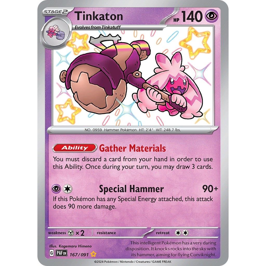 Image for Tinkaton (167/091) (PAF) - Pokemon