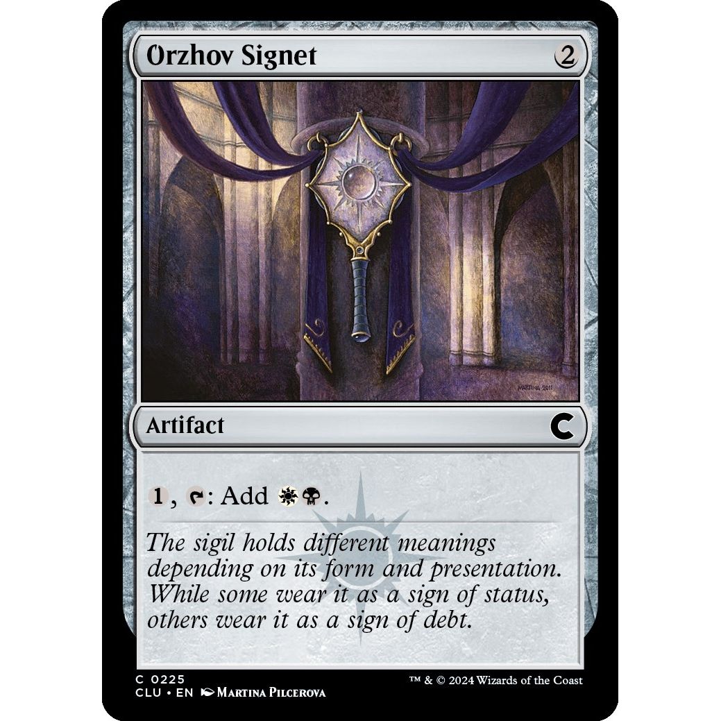 Image for Orzhov Signet (225) (CLU) - Magic: The Gathering