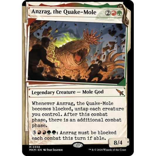 Image for Anzrag, the Quake-Mole (Showcase) (356) (MKM) - Magic: The Gathering
