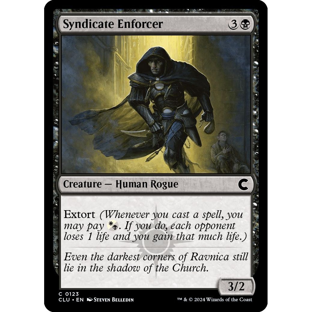 Image for Syndicate Enforcer (123) (CLU) - Magic: The Gathering