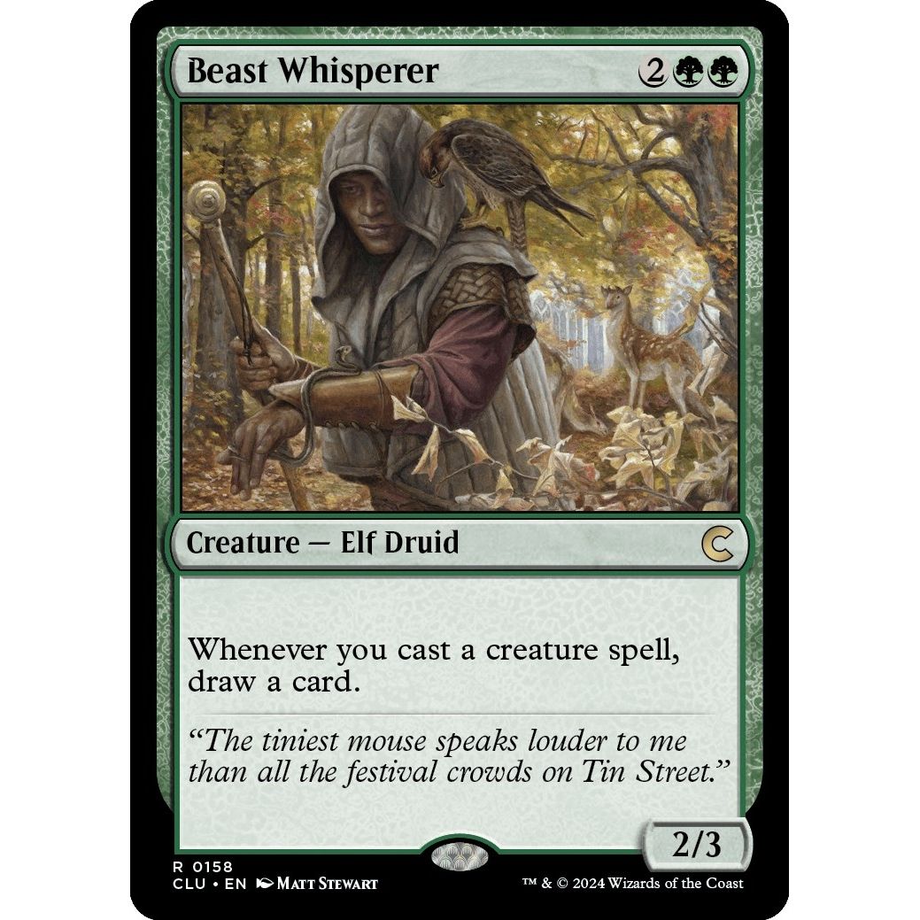 Image for Beast Whisperer (158) (CLU) - Magic: The Gathering