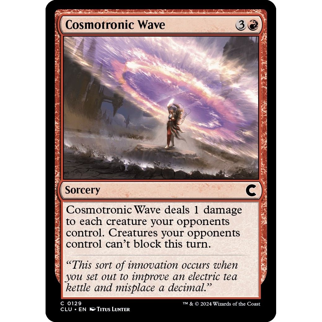 Image for Cosmotronic Wave (129) (CLU) - Magic: The Gathering