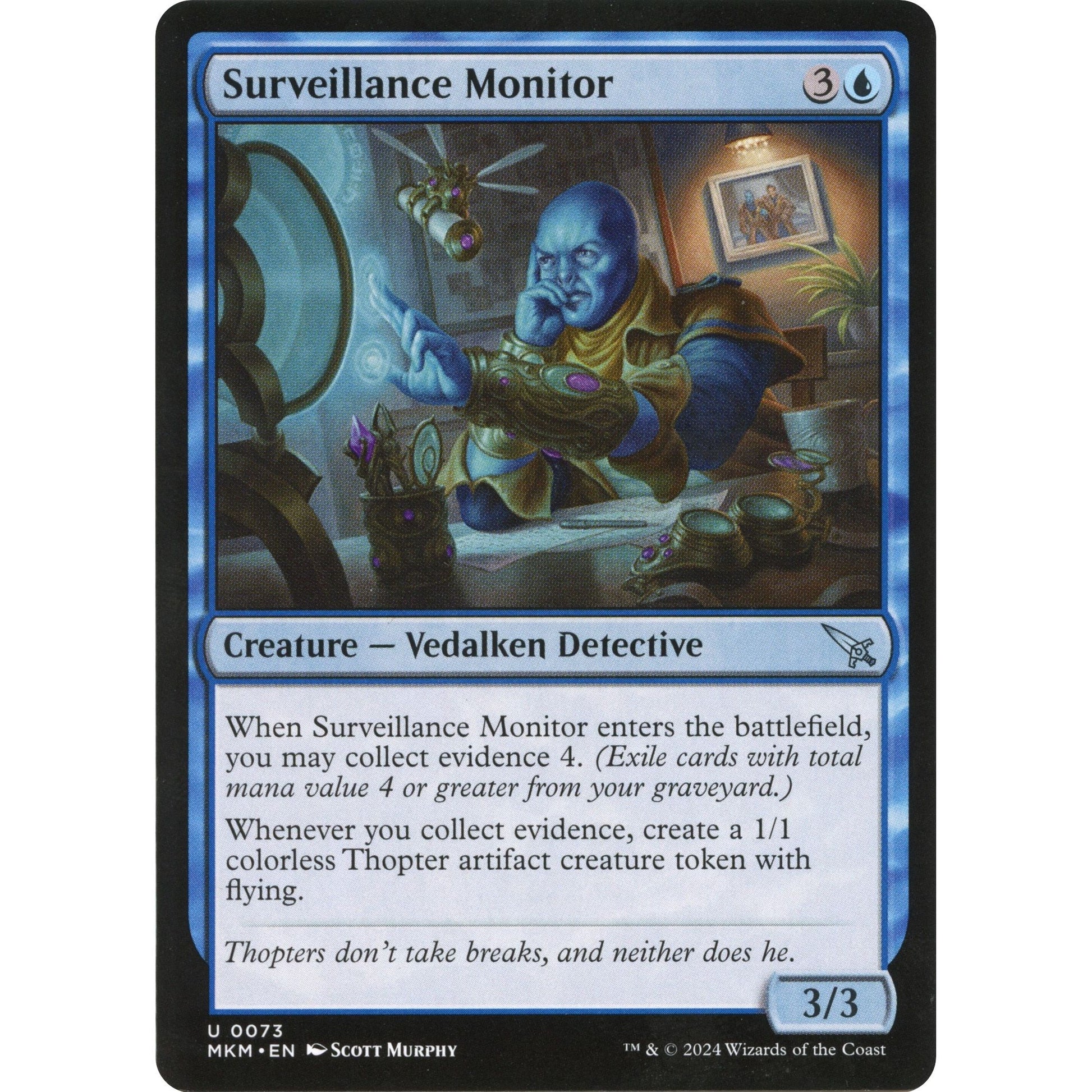 Image for Surveillance Monitor (a) (73) (MKM) - Magic: The Gathering