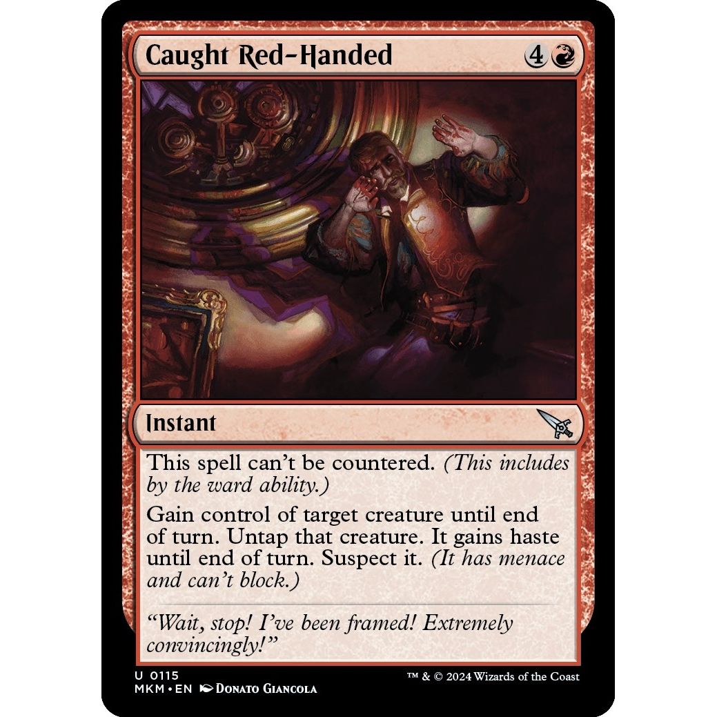 Image for Caught Red-Handed (115) (MKM) - Magic: The Gathering