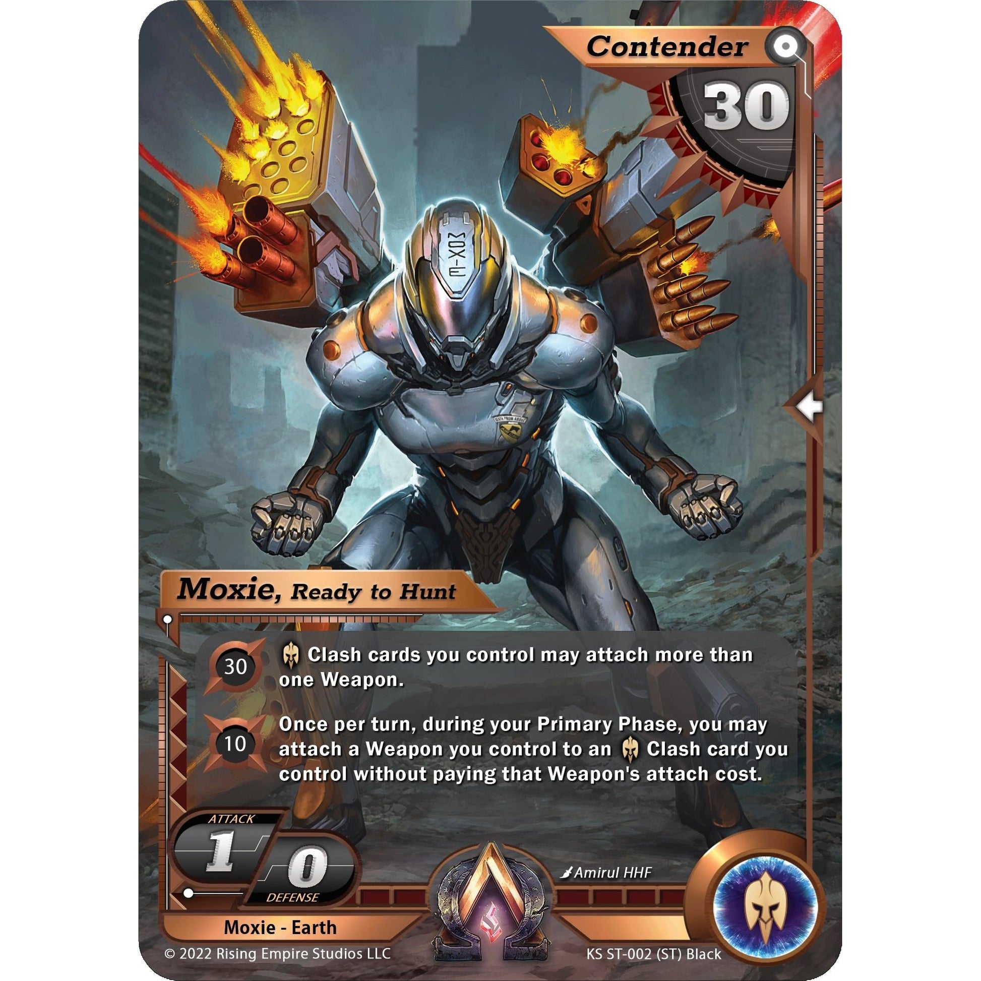 Image for Moxie, Ready to Hunt (KS ST-002) (KS AC1) - Alpha Clash