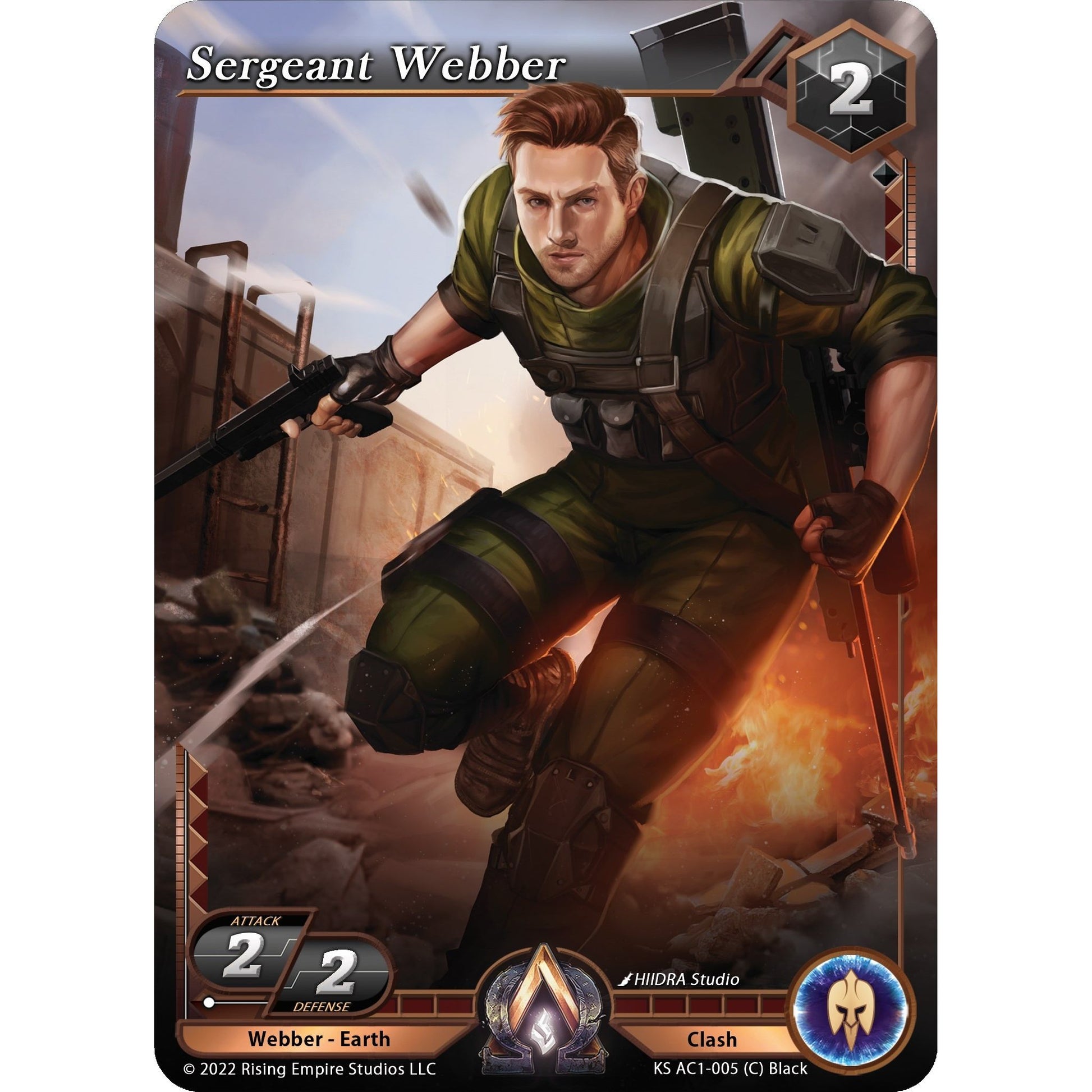 Image for Sergeant Webber (KS AC1-005) (KS AC1) - Alpha Clash