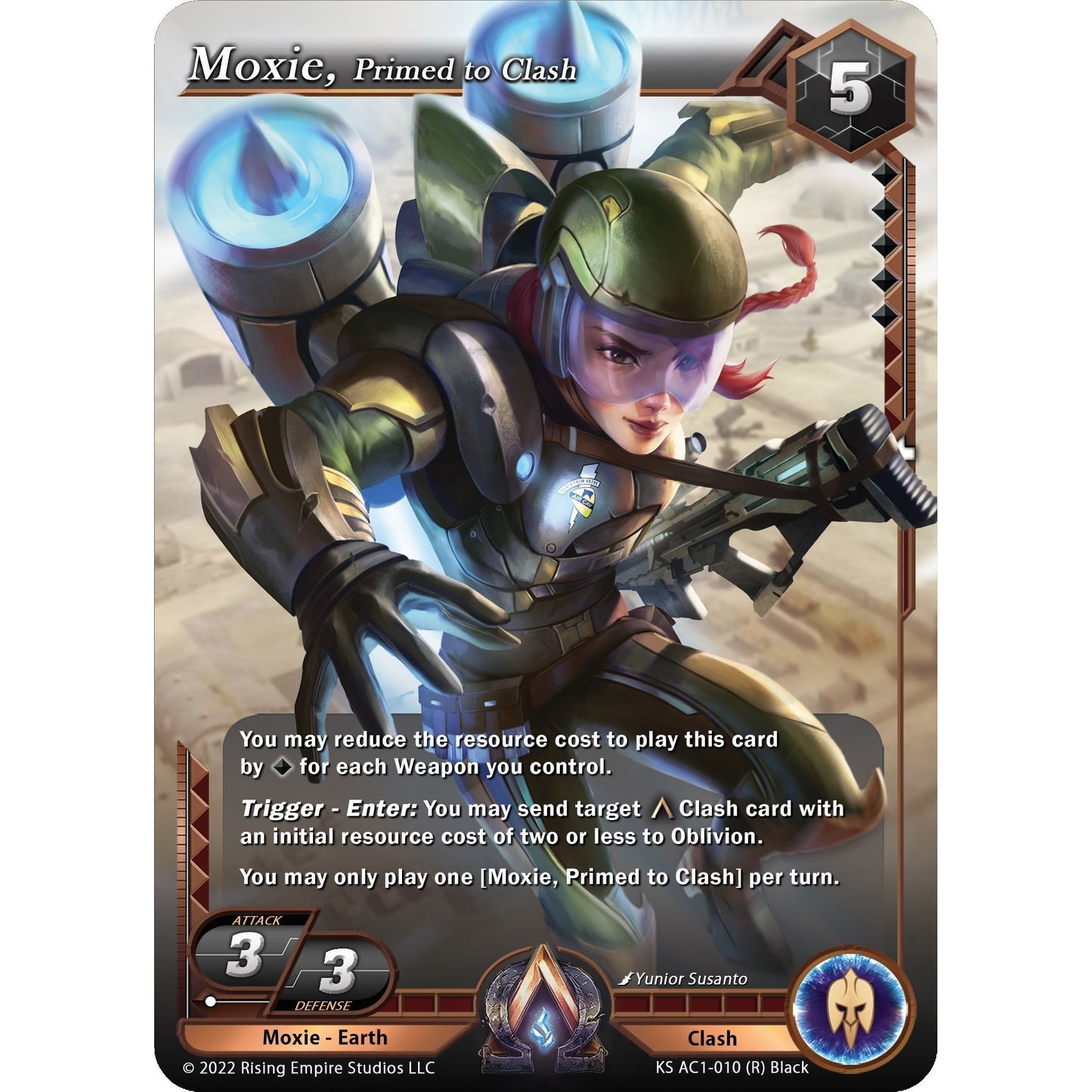 Image for Moxie, Primed to Clash (KS AC1-010) (KS AC1) - Alpha Clash