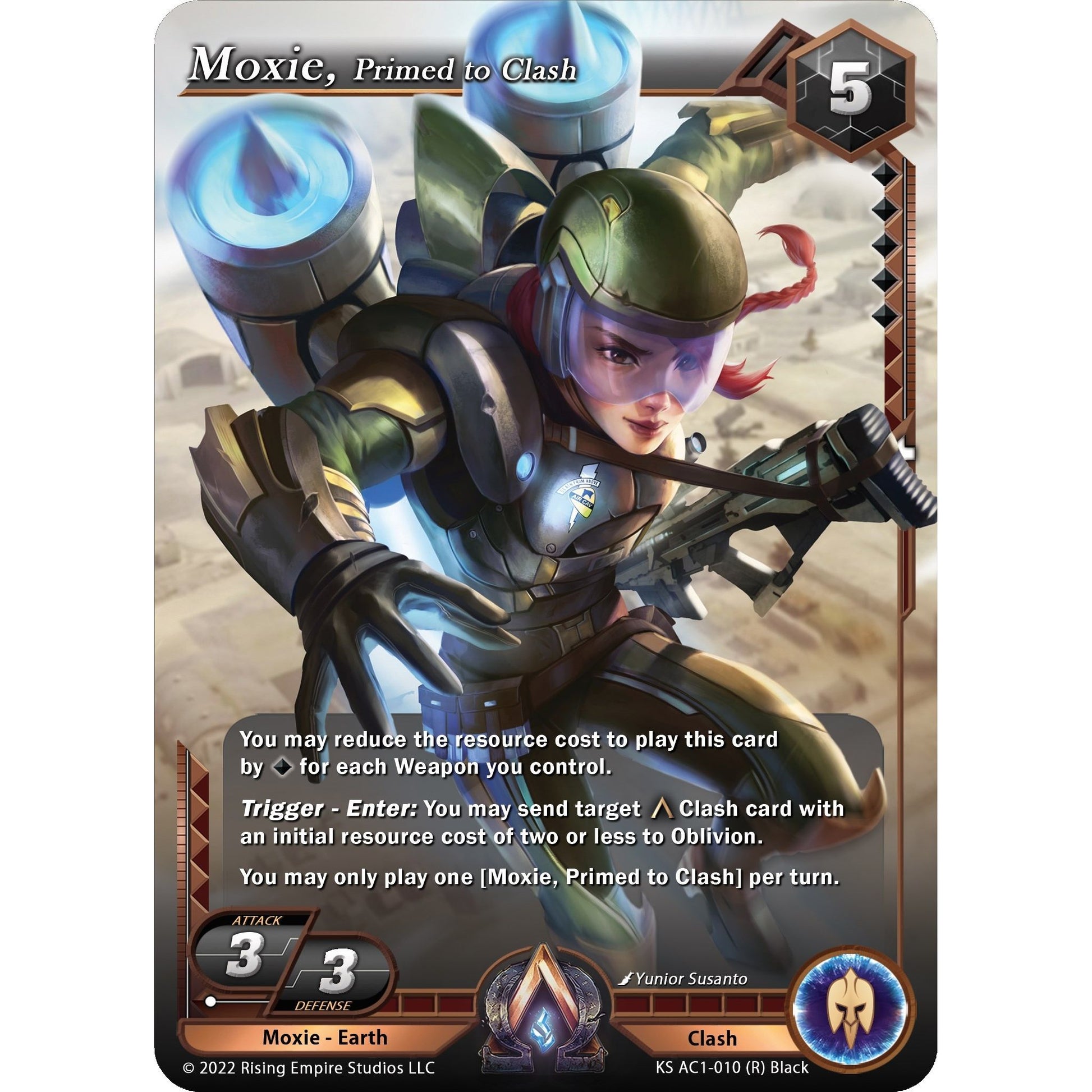 Image for Moxie, Primed to Clash (KS AC1-010) (KS AC1) - Alpha Clash