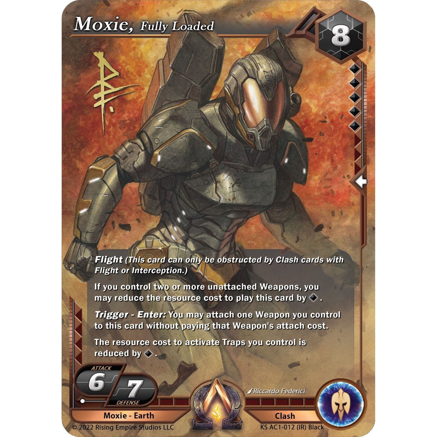 Image for Moxie, Fully Loaded (Iconic Rare) (KS AC1-012) (KS AC1) - Alpha Clash
