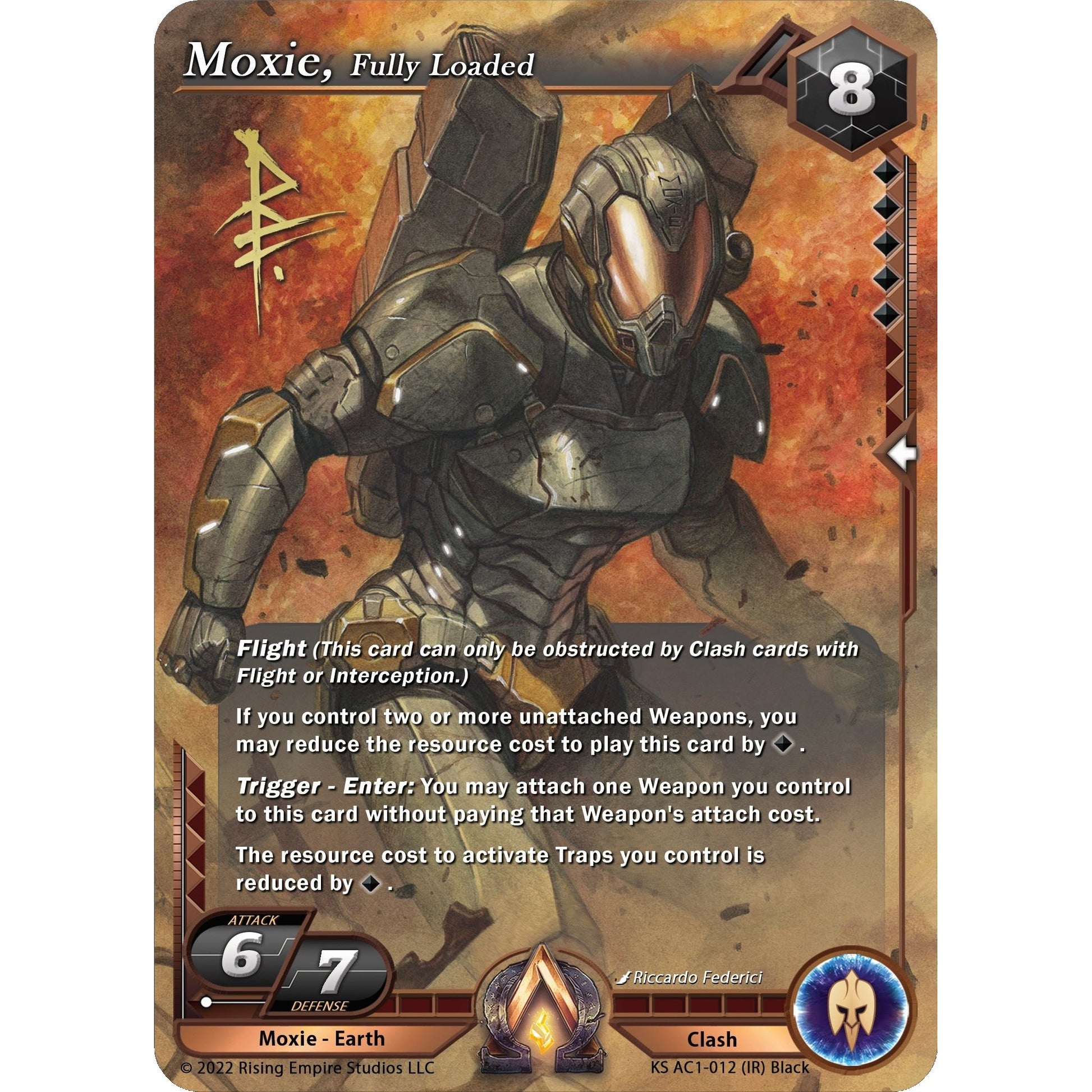 Image for Moxie, Fully Loaded (Iconic Rare) (KS AC1-012) (KS AC1) - Alpha Clash