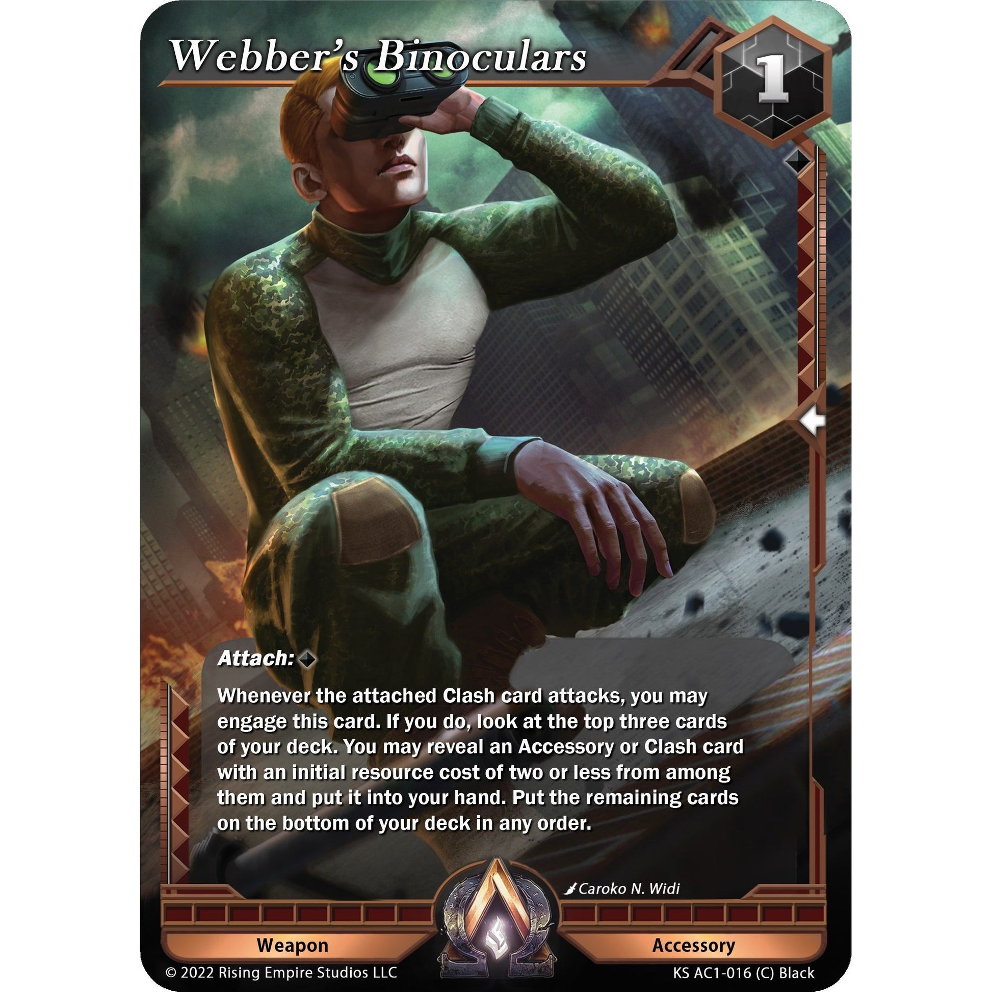 Image for Webber's Binoculars (KS AC1-016) (KS AC1) - Alpha Clash