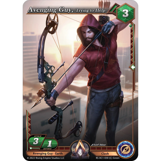 Image for Avenging Guy, Trying to Help (KS AC1-030) (KS AC1) - Alpha Clash
