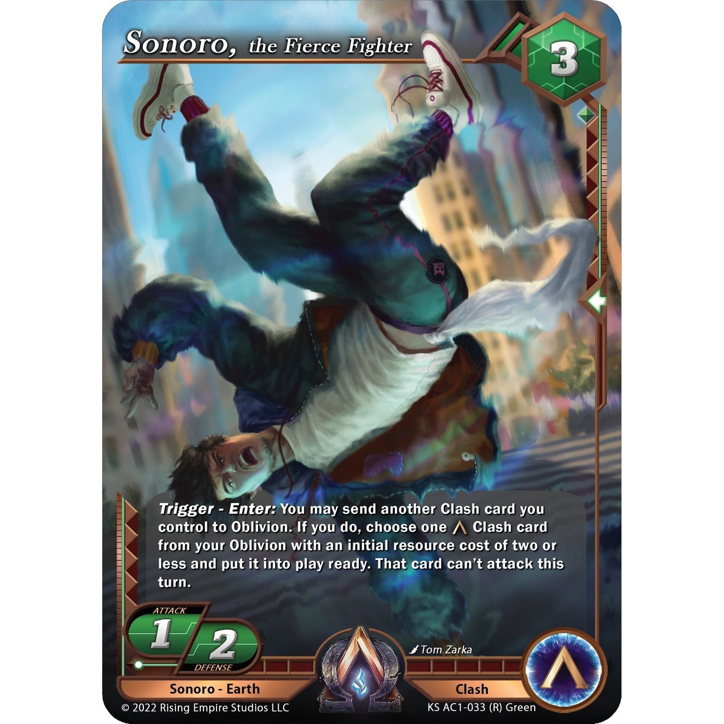 Image for Sonoro, the Fierce Fighter (KS AC1-033) (KS AC1) - Alpha Clash