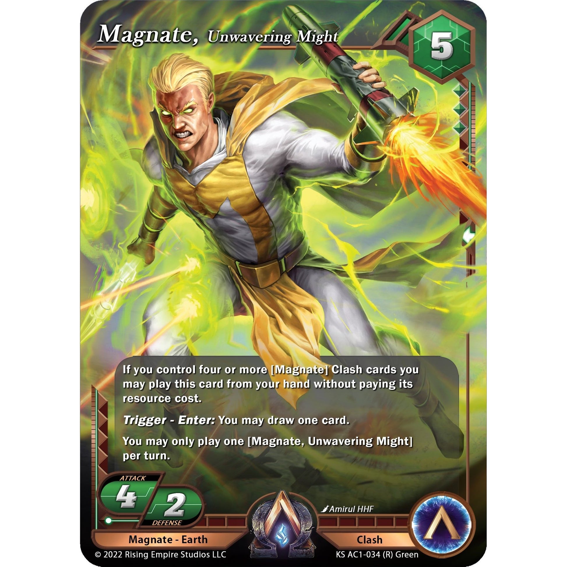 Image for Magnate, Unwavering might (KS AC1-034) (KS AC1) - Alpha Clash