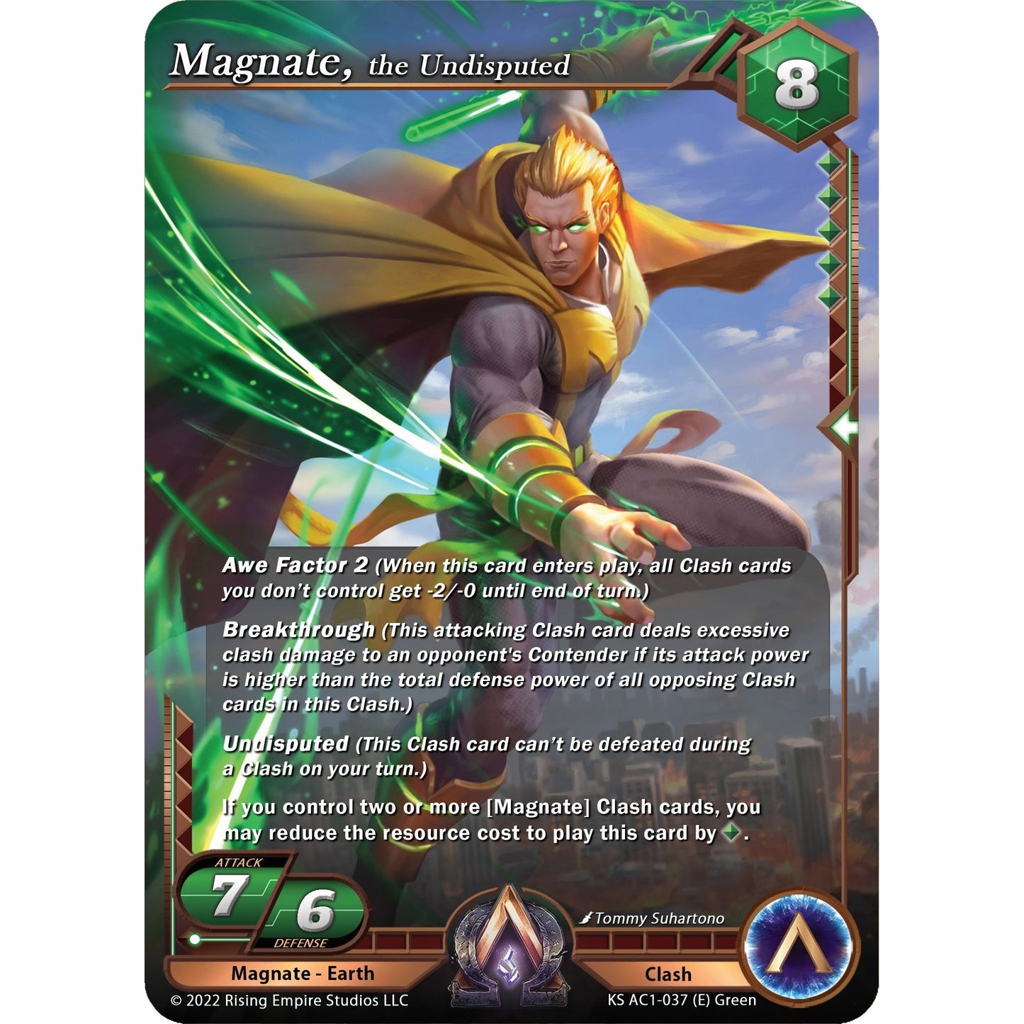 Image for Magnate, the Undisputed (KS AC1-037) (KS AC1) - Alpha Clash