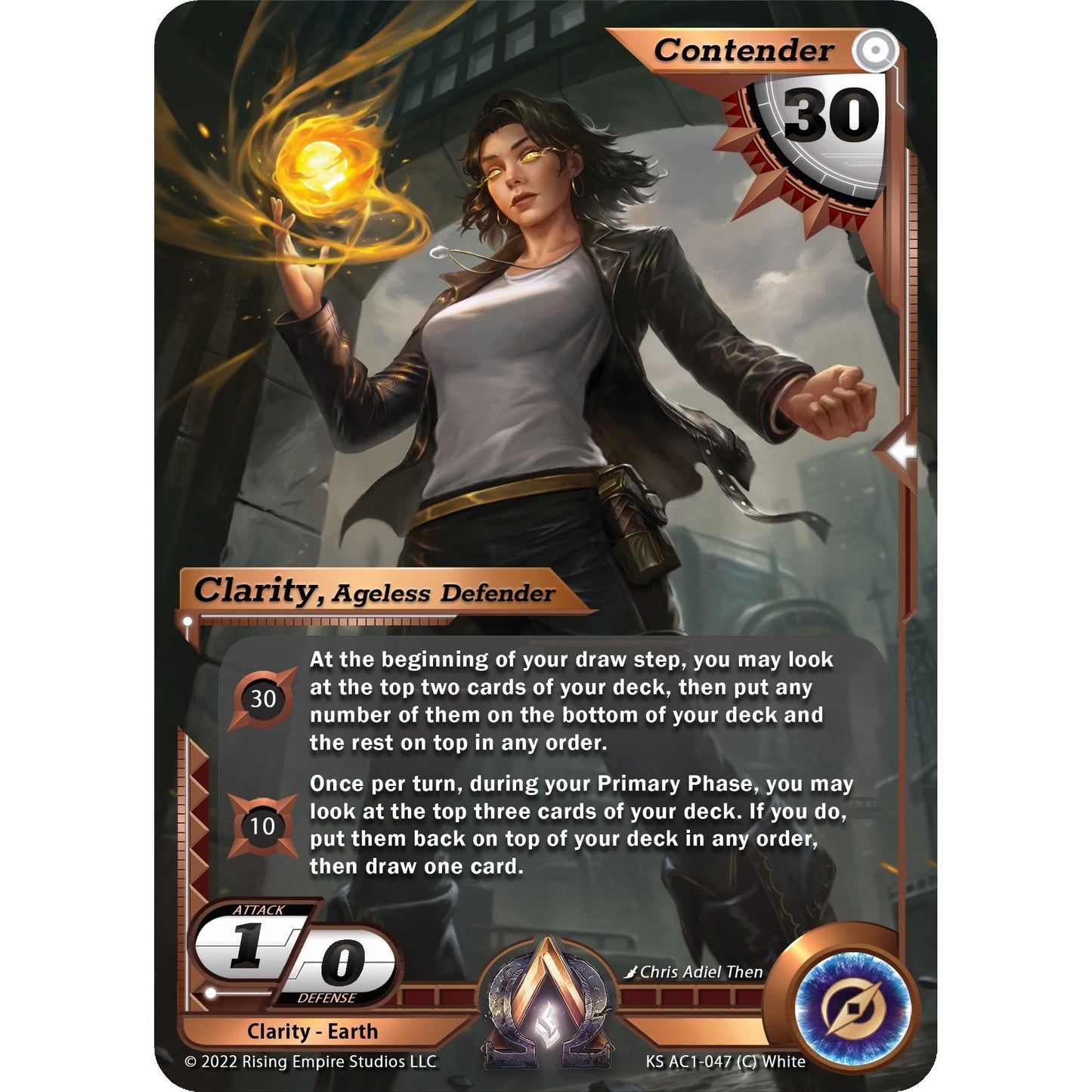 Image for Clarity, Ageless Defender (KS AC1-047) (KS AC1) - Alpha Clash