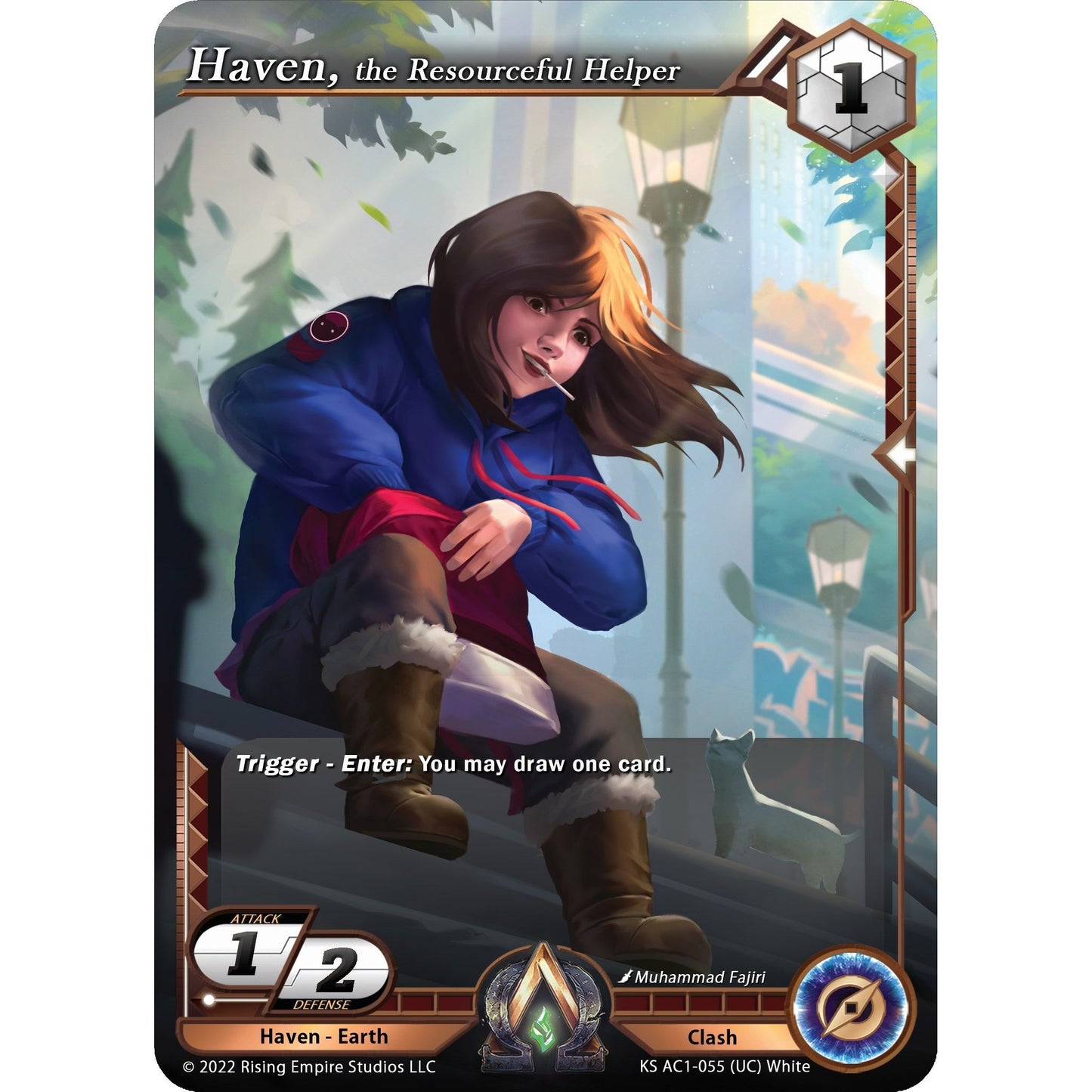 Image for Haven, the Resourceful Helper (KS AC1-055) (KS AC1) - Alpha Clash